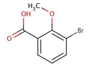 3-Bromo-2-methoxybenzoic acid (CAS 101084-39-3) - chemical structure image