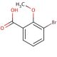 3-Bromo-2-methoxybenzoic acid (CAS 101084-39-3) - chemical structure image