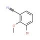 3-Bromo-2-methoxybenzonitrile (CAS 874472-98-7) - chemical structure image