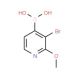 3-Bromo-2-methoxypyridine-4-boronic acid (CAS 1072946-00-9) - chemical structure image