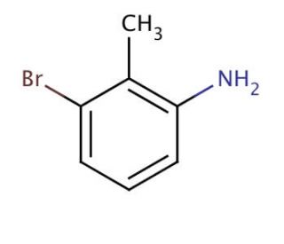 3-Bromo-2-methylaniline (CAS 55289-36-6) - chemical structure image