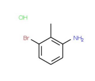 3-Bromo-2-methylaniline, HCl (CAS 16822-92-7) - chemical structure image