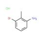 3-Bromo-2-methylaniline, HCl (CAS 16822-92-7) - chemical structure image