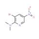 3-Bromo-2-(N,N-dimethyl)amino-5-nitropyridine (CAS 26163-05-3) - chemical structure image