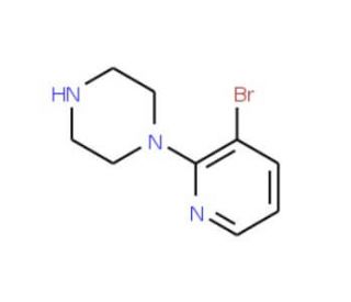 3-Bromo-2-piperazinopyridine (CAS 87394-56-7) - chemical structure image