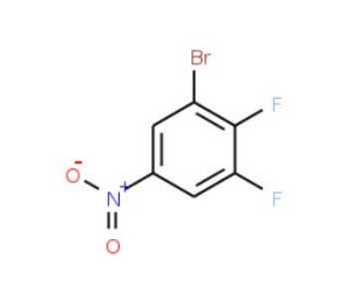 3-Bromo-4,5-difluoronitrobenzene - chemical structure image