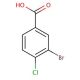 3-Bromo-4-chlorobenzoic acid (CAS 42860-10-6) - chemical structure image