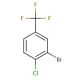 3-Bromo-4-chlorobenzotrifluoride (CAS 454-78-4) - chemical structure image