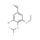 3-bromo-4-(difluoromethoxy)-5-ethoxybenzaldehyde - chemical structure image
