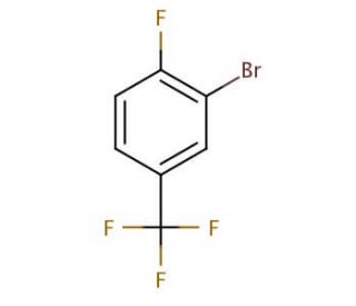 3-Bromo-4-fluorobenzotrifluoride (CAS 68322-84-9) - chemical structure image