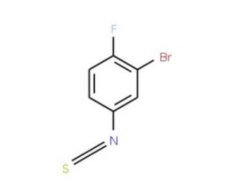 3-Bromo-4-fluorophenyl isothiocyanate (CAS 710351-24-9) - chemical structure image