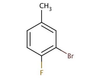 3-Bromo-4-fluorotoluene (CAS 452-62-0) - chemical structure image