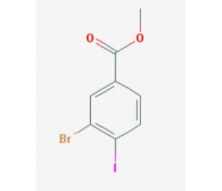 3-Bromo-4-iodobenzoic acid methyl ester (CAS 249647-24-3) - chemical structure image