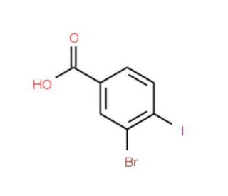3-bromo-4-iodobenzoic acid - chemical structure image
