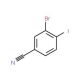 3-Bromo-4-iodobenzonitrile (CAS 1000577-94-5) - chemical structure image