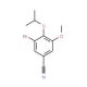 3-Bromo-4-isopropoxy-5-methoxybenzonitrile (CAS 515848-62-1) - chemical structure image