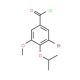 3-bromo-4-isopropoxy-5-methoxybenzoyl chloride - chemical structure image