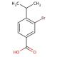 3-Bromo-4-isopropylbenzoic acid (CAS 99070-17-4) - chemical structure image