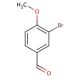 3-Bromo-4-methoxybenzaldehyde (CAS 34841-06-0) - chemical structure image