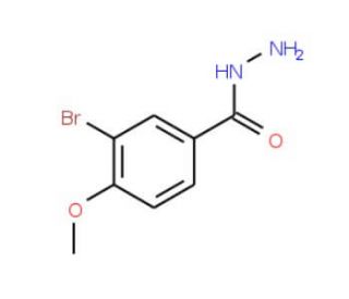3-Bromo-4-methoxybenzohydrazide (CAS 181136-33-4) - chemical structure image