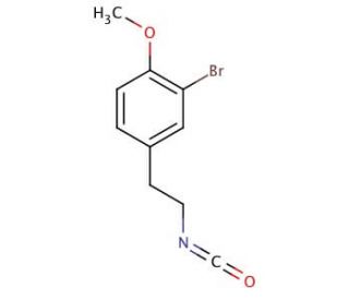 3-Bromo-4-methoxyphenethyl isocyanate (CAS 480439-05-2) - chemical structure image