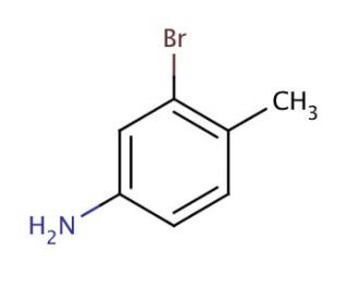3-Bromo-4-methylaniline (CAS 7745-91-7) - chemical structure image