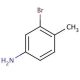 3-Bromo-4-methylaniline (CAS 7745-91-7) - chemical structure image