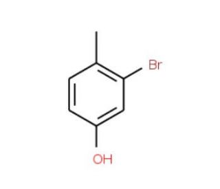 3-Bromo-4-methylphenol (CAS 60710-39-6) - chemical structure image