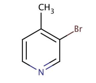 3-Bromo-4-methylpyridine (CAS 3430-22-6) - chemical structure image