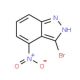 3-Bromo-4-nitro-1H-indazole (CAS 74209-17-9) - chemical structure image