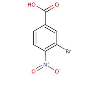 3-Bromo-4-nitrobenzoic acid (CAS 101420-81-9) - chemical structure image