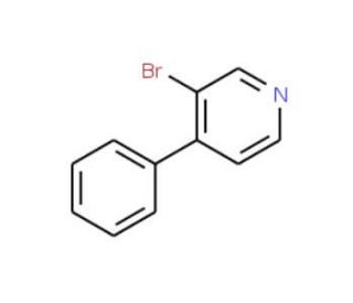 3-Bromo-4-phenylpyridine (CAS 88345-89-5) - chemical structure image