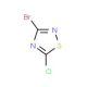 3-Bromo-5-chloro-1,2,4-thiadiazole (CAS 37159-60-7) - chemical structure image