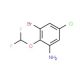 3-bromo-5-chloro-2-(difluoromethoxy)aniline - chemical structure image