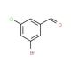 3-Bromo-5-chlorobenzaldehyde (CAS 188813-05-0) - chemical structure image