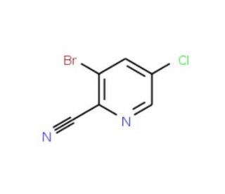 3-Bromo-5-chloropyridine-2-carbonitrile (CAS 760207-83-8) - chemical structure image