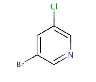 3-Bromo-5-chloropyridine (CAS 73583-39-8) - chemical structure image