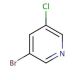 3-Bromo-5-chloropyridine (CAS 73583-39-8) - chemical structure image