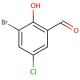 3-Bromo-5-chlorosalicylaldehyde (CAS 19652-32-5) - chemical structure image