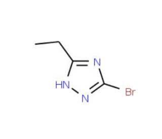 3-bromo-5-ethyl-1H-1,2,4-triazole (CAS 15777-58-9) - chemical structure image