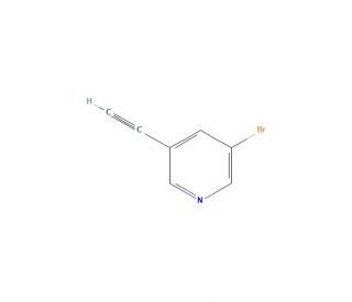 3-Bromo-5-ethynylpyridine (CAS 866683-52-5) - chemical structure image