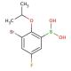 3-Bromo-5-fluoro-2-isopropoxyphenylboronic acid (CAS 352534-84-0) - chemical structure image