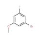 3-Bromo-5-fluoroanisole (CAS 29578-39-0) - chemical structure image