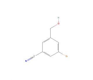 3-Bromo-5-(hydroxymethyl)-benzonitrile (CAS 1205515-06-5) - chemical structure image