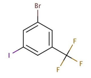 3-Bromo-5-iodobenzotrifluoride (CAS 481075-59-6) - chemical structure image