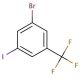3-Bromo-5-iodobenzotrifluoride (CAS 481075-59-6) - chemical structure image