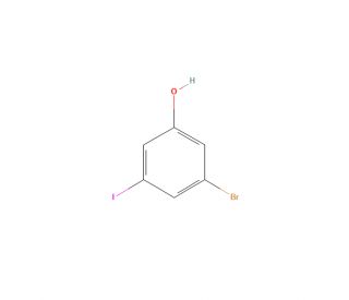 3-Bromo-5-iodophenol (CAS 570391-20-7) - chemical structure image