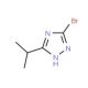 3-bromo-5-isopropyl-1H-1,2,4-triazole (CAS 141831-72-3) - chemical structure image