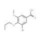 3-Bromo-5-methoxy-4-propoxy-benzoic acid - chemical structure image