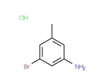 3-Bromo-5-methylaniline, HCl (CAS 957034-79-6) - chemical structure image